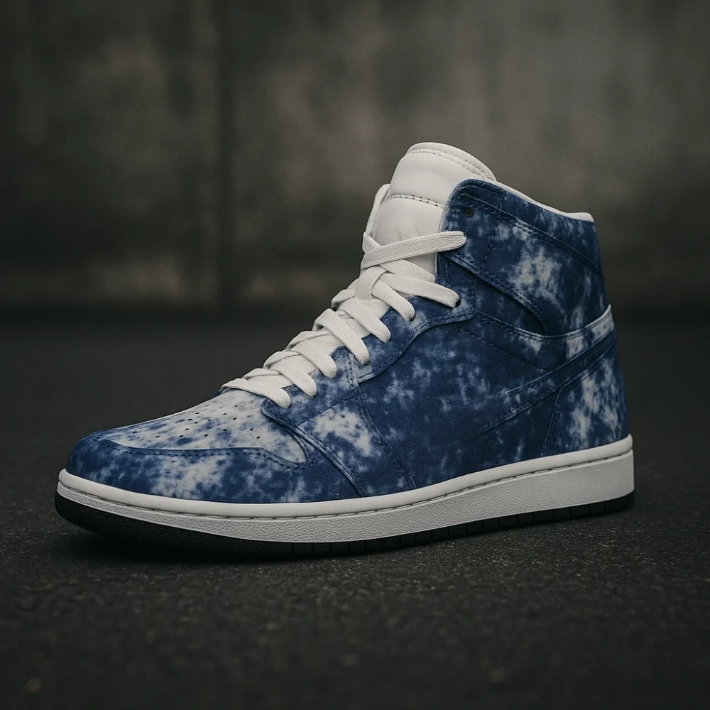 Indigo Storm High-Top Sneakers – Urban Style, Sky High Vibes