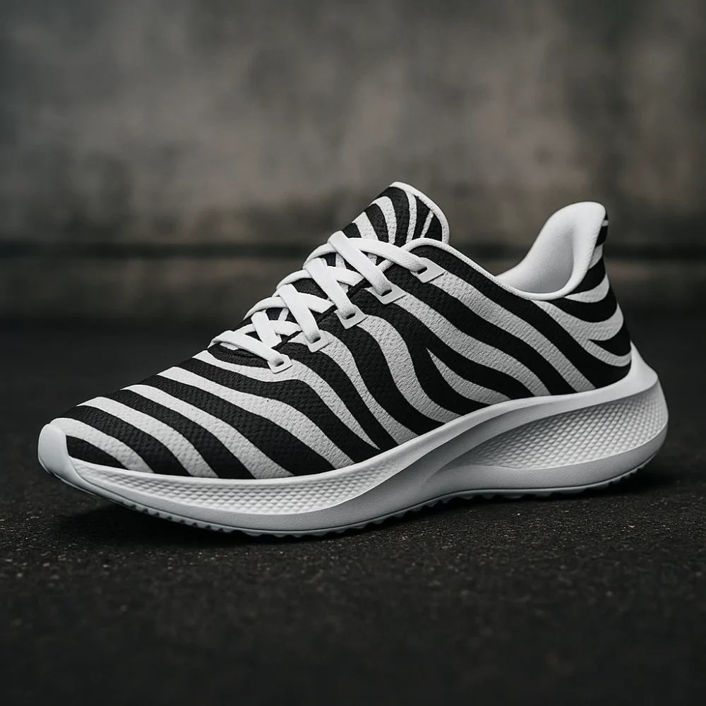 Zebra Stride Lightweight Sneakers – Wild & Bold Streetwear